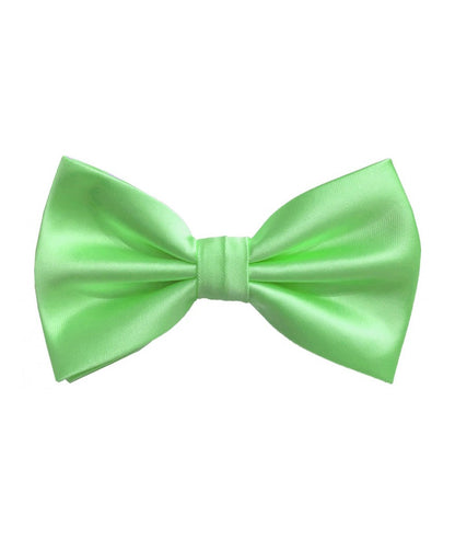 BT100 - SOLID PRE-TIED BOW TIES & HANKIES