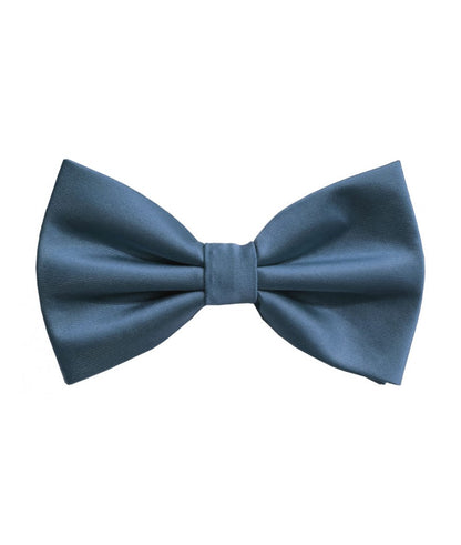 BT100 - SOLID PRE-TIED BOW TIES & HANKIES