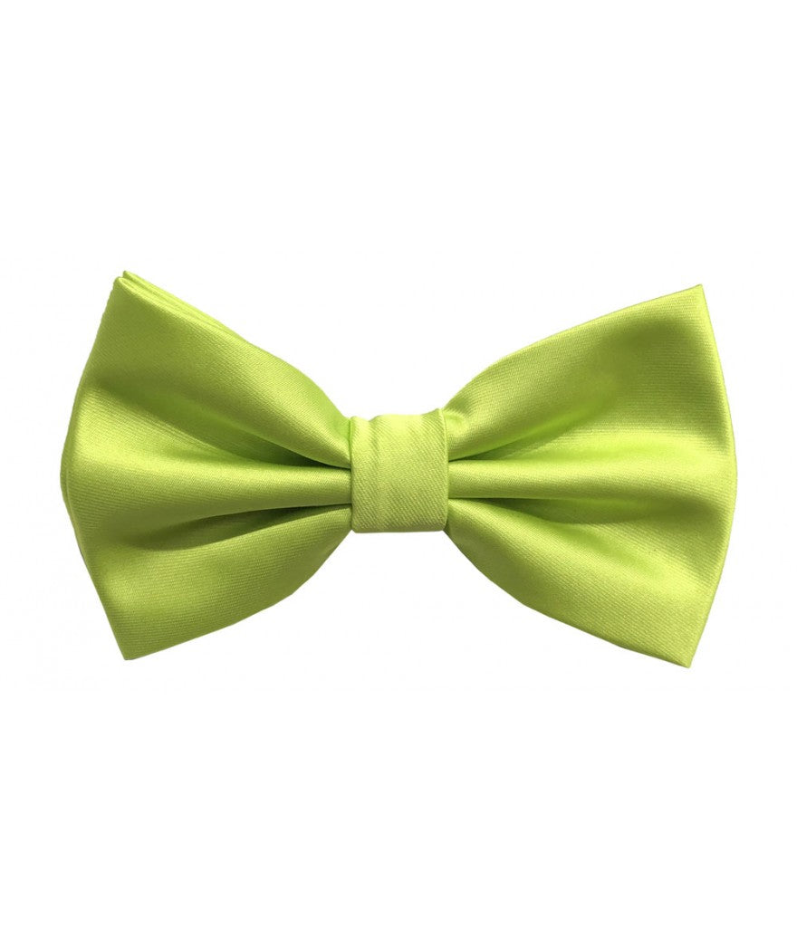 BT100 - SOLID PRE-TIED BOW TIES & HANKIES