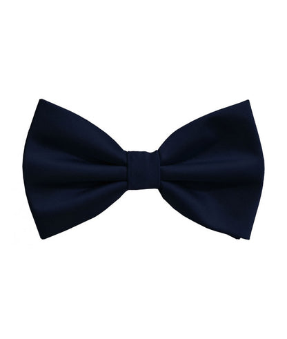 BT100 - SOLID PRE-TIED BOW TIES & HANKIES