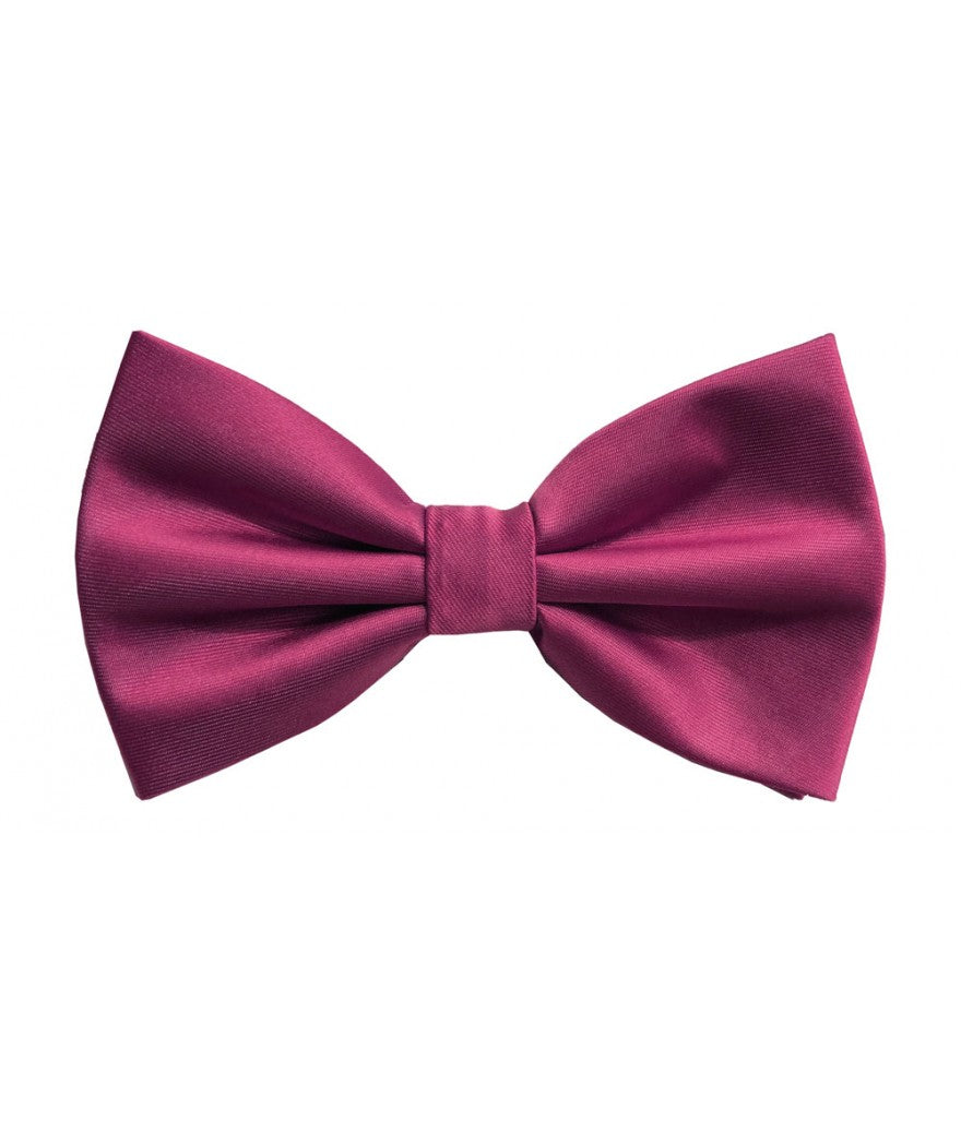 BT100 - SOLID PRE-TIED BOW TIES & HANKIES