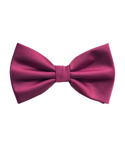 BT100 - SOLID PRE-TIED BOW TIES & HANKIES