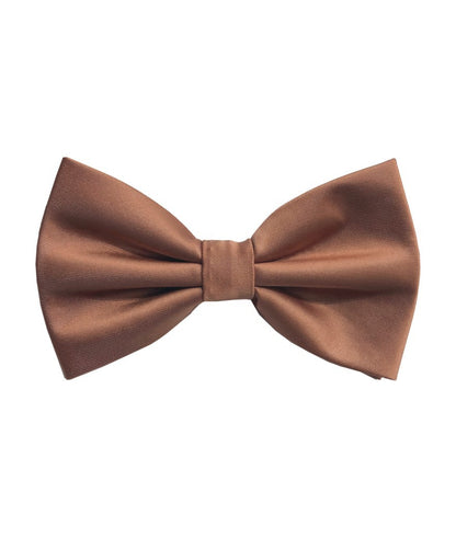 BT100 - SOLID PRE-TIED BOW TIES & HANKIES